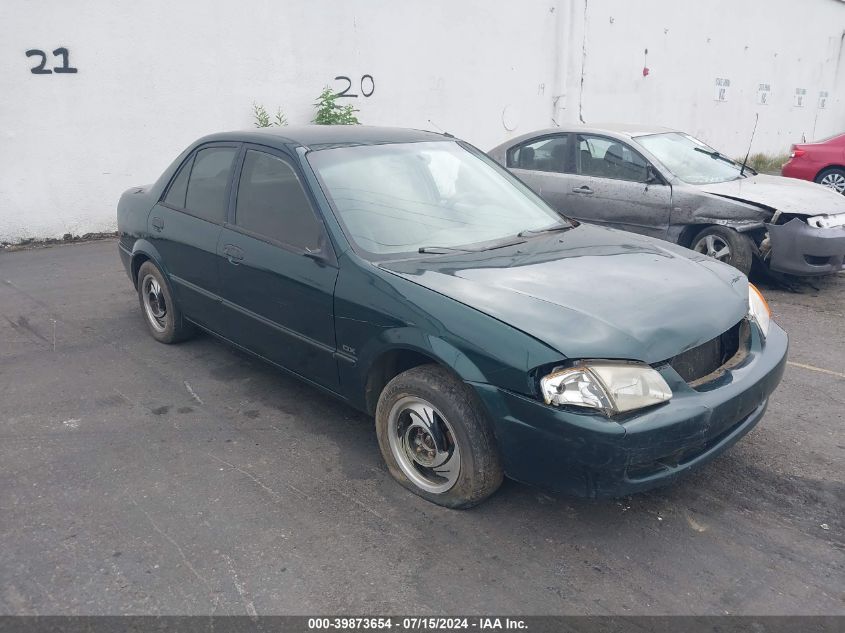 2000 Mazda Protege Dx/Lx VIN: JM1BJ2228Y0237833 Lot: 39873654