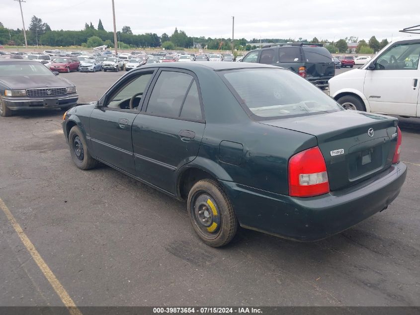 2000 Mazda Protege Dx/Lx VIN: JM1BJ2228Y0237833 Lot: 39873654