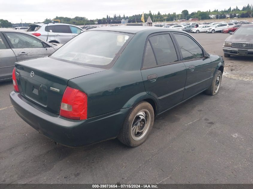 2000 Mazda Protege Dx/Lx VIN: JM1BJ2228Y0237833 Lot: 39873654