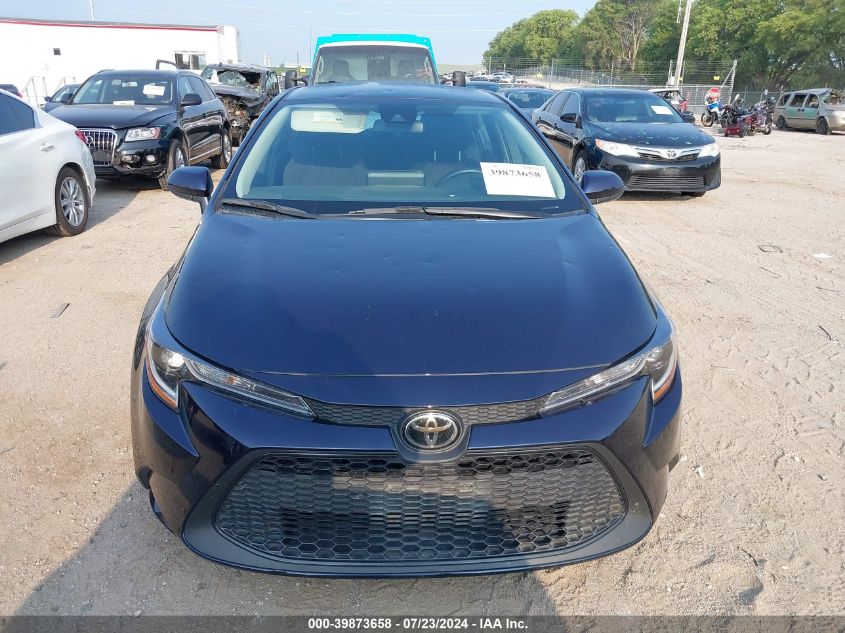 2022 Toyota Corolla Le VIN: 5YFEPMAE6NP322593 Lot: 39873658