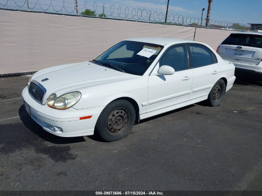 2003 Hyundai Sonata Base W/2.7L V6 VIN: KMHWF25H73A761878 Lot: 39873686