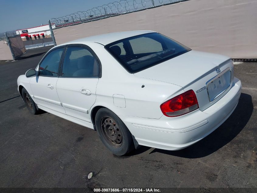 2003 Hyundai Sonata Base W/2.7L V6 VIN: KMHWF25H73A761878 Lot: 39873686