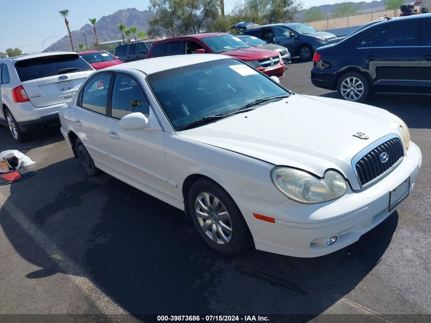 2003 Hyundai Sonata Base W/2.7L V6 VIN: KMHWF25H73A761878 Lot: 39873686