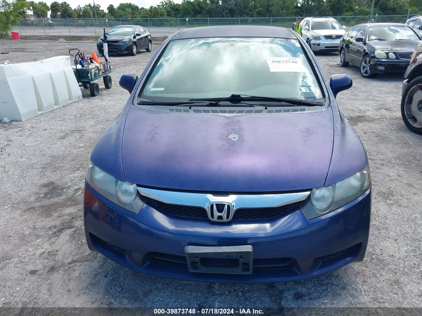 2009 Honda Civic Lx VIN: 2HGFA16599H533460 Lot: 39873748