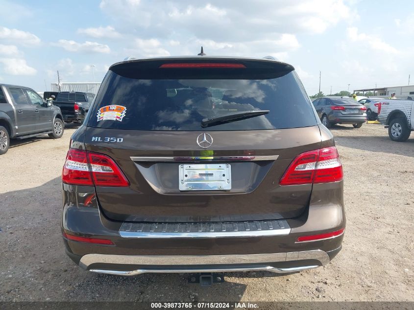 2013 Mercedes-Benz Ml 350 VIN: 4JGDA5JB8DA161008 Lot: 39873765