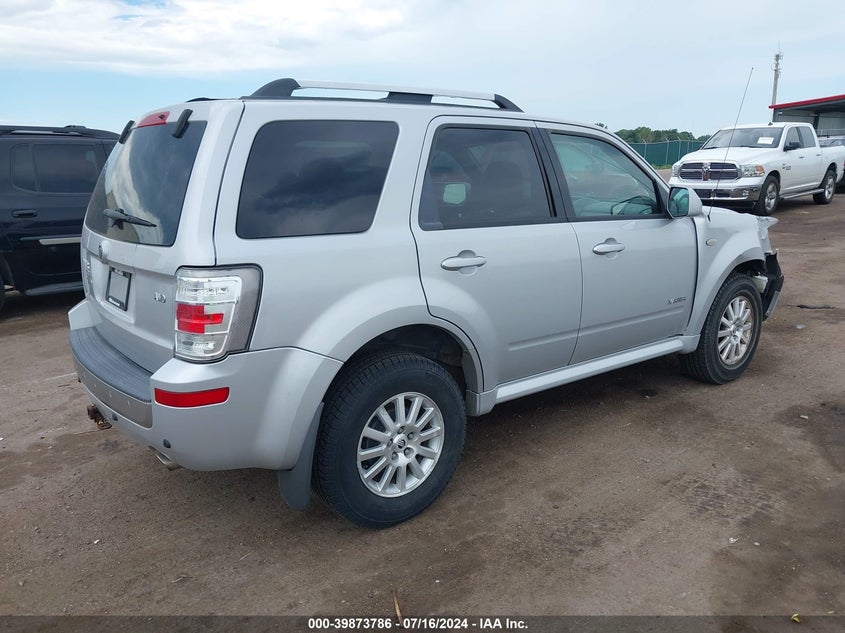 2008 Mercury Mariner Premier VIN: 4M2CU97148KJ53835 Lot: 39873786