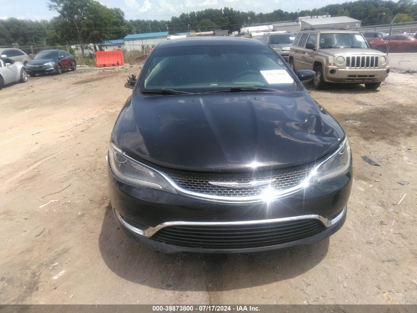 2015 Chrysler 200 Limited VIN: 1C3CCCAB6FN538417 Lot: 39873800