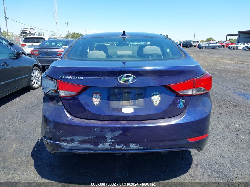 2014 Hyundai Elantra Se VIN: 5NPDH4AE8EH533249 Lot: 39873802