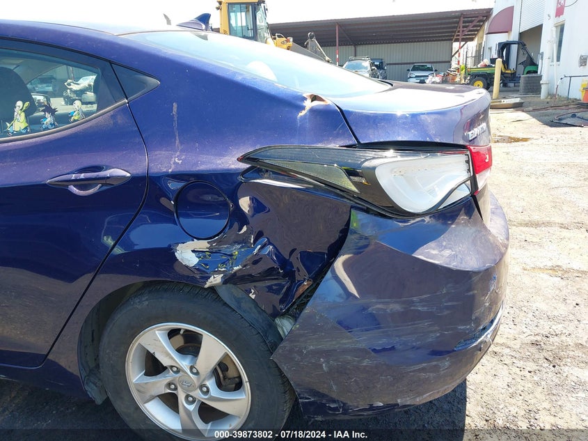 2014 Hyundai Elantra Se VIN: 5NPDH4AE8EH533249 Lot: 39873802