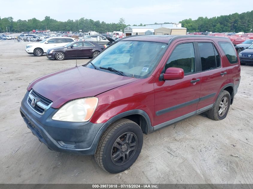 2003 Honda Cr-V Ex VIN: SHSRD788X3U129196 Lot: 39873818