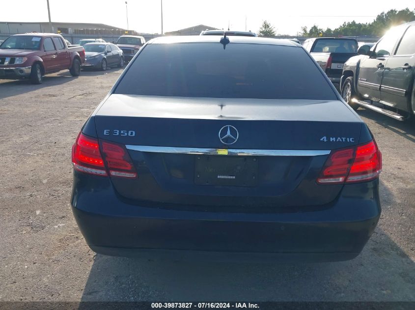 2014 Mercedes-Benz E 350 4Matic VIN: WDDHF8JB0EA848211 Lot: 39873827
