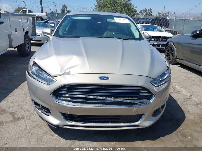 2015 Ford Fusion Titanium Hybrid VIN: 3FA6P0RU5FR245256 Lot: 39873833