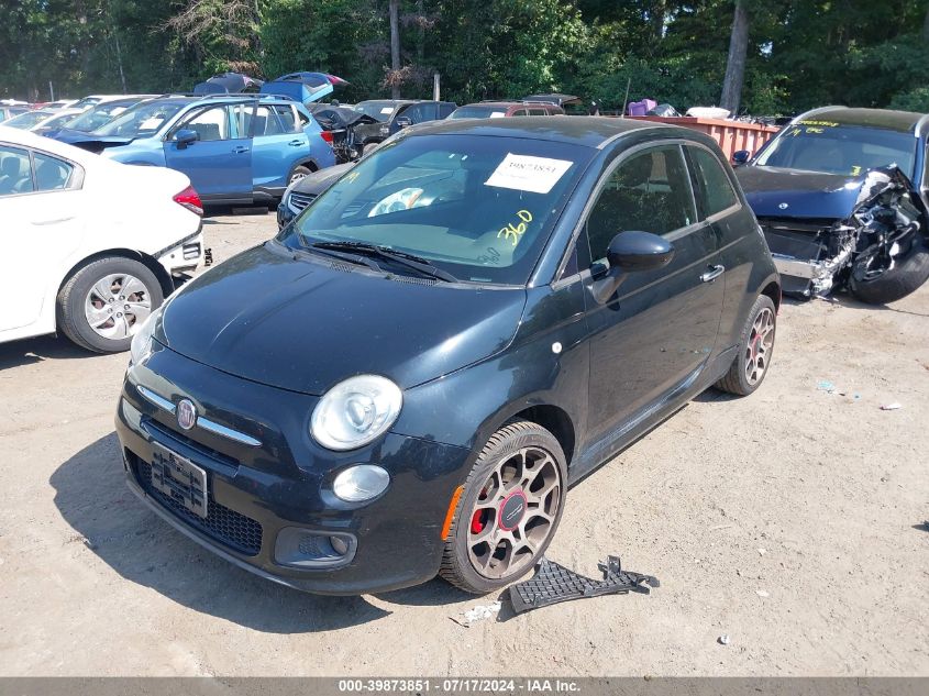 2015 Fiat 500 Sport VIN: 3C3CFFBR9FT500264 Lot: 39873851