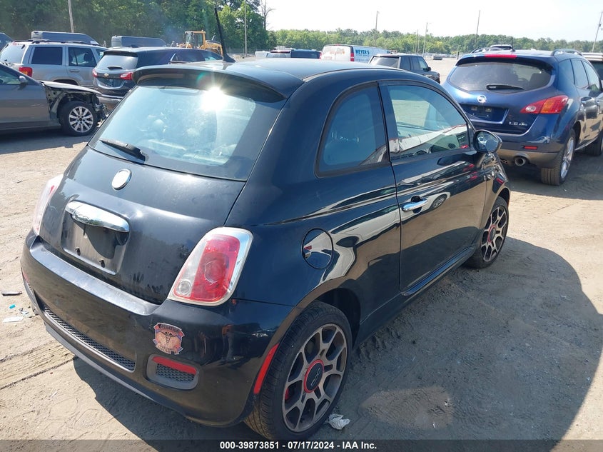 2015 Fiat 500 Sport VIN: 3C3CFFBR9FT500264 Lot: 39873851