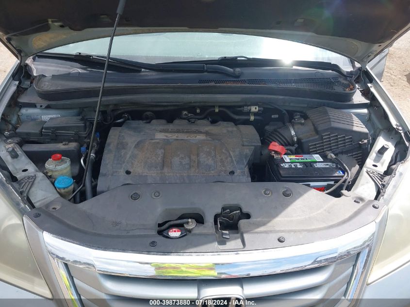 2010 Honda Odyssey Touring VIN: 5FNRL3H90AB078705 Lot: 39873880