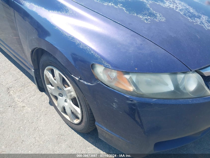 2009 Honda Civic Lx VIN: 2HGFA16589H500823 Lot: 39873887