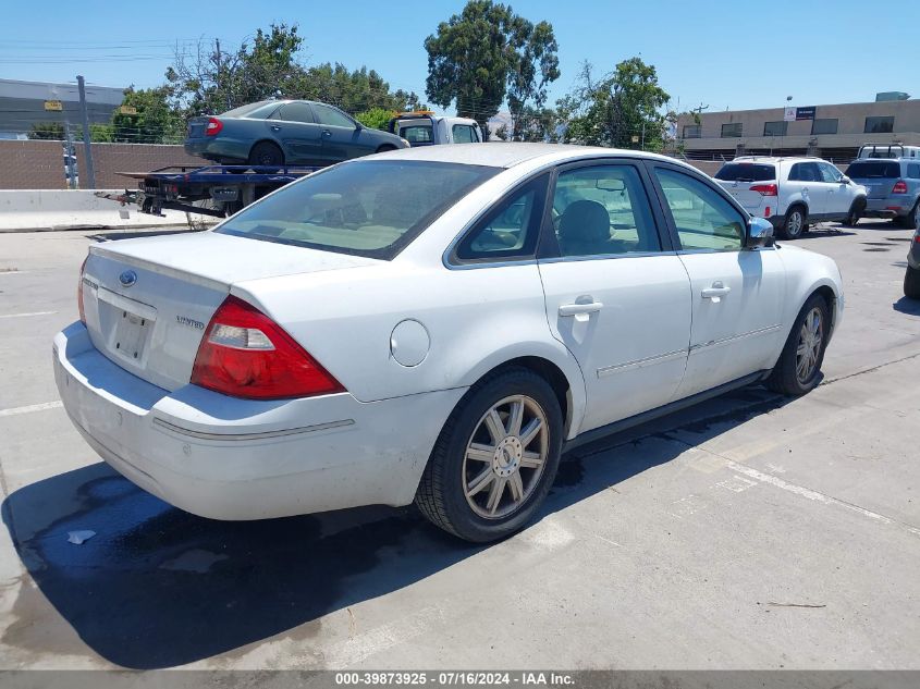 2006 Ford Five Hundred Limited VIN: 1FAHP25166G152575 Lot: 39873925