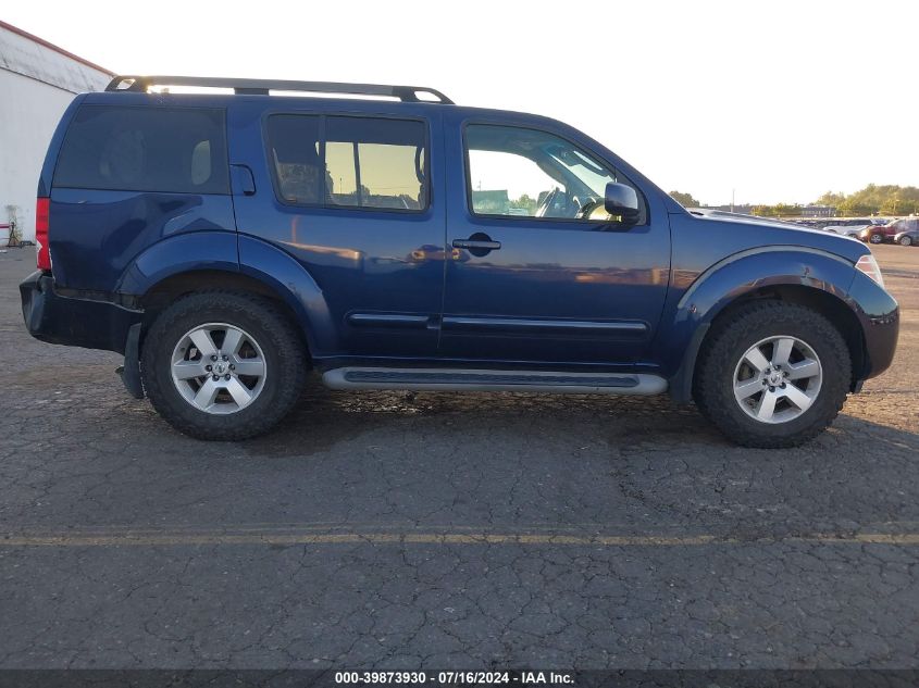 2009 Nissan Pathfinder S/Le/Se VIN: 5N1AR18B09C609053 Lot: 39873930