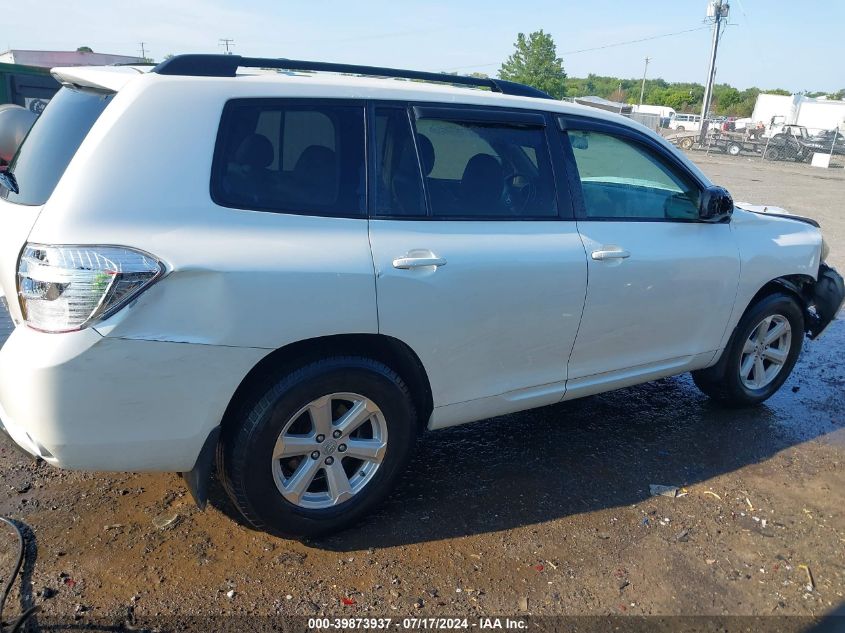 2010 Toyota Highlander Se VIN: 5TDJK3EHXAS032581 Lot: 39873937