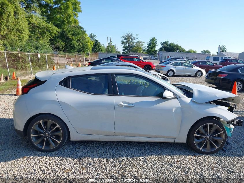 2019 Hyundai Veloster 2.0 Premium VIN: KMHTG6AF2KU003701 Lot: 39873943