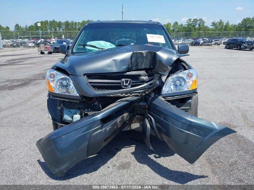 2004 Honda Pilot Ex VIN: 2HKYF18434H503450 Lot: 39873963