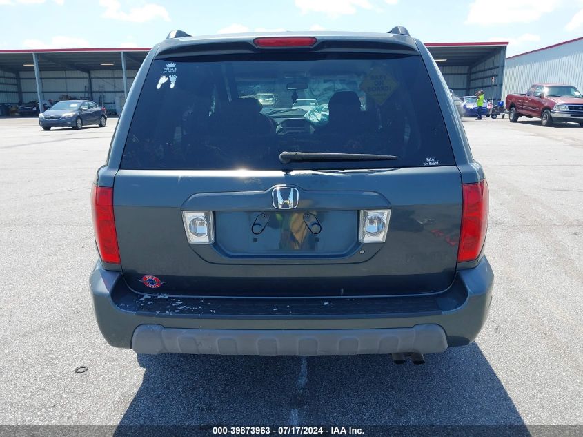 2004 Honda Pilot Ex VIN: 2HKYF18434H503450 Lot: 39873963