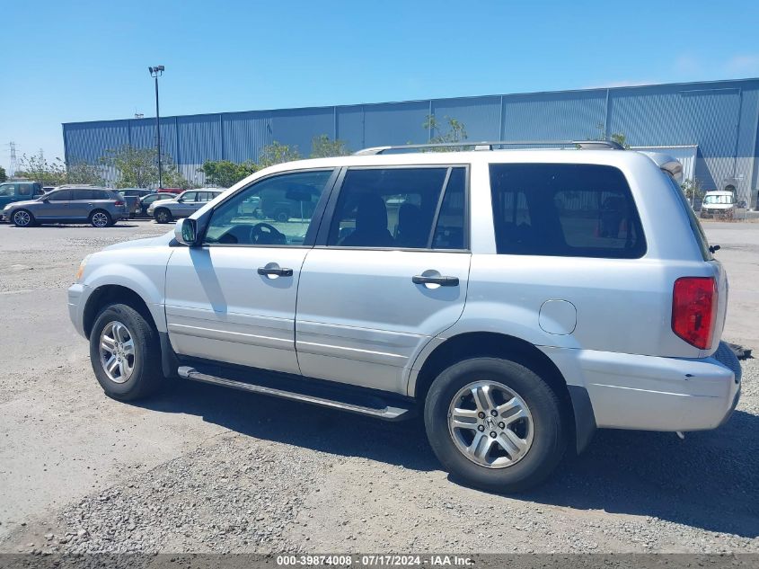 2005 Honda Pilot Ex-L VIN: 5FNYF18545B044468 Lot: 39874008