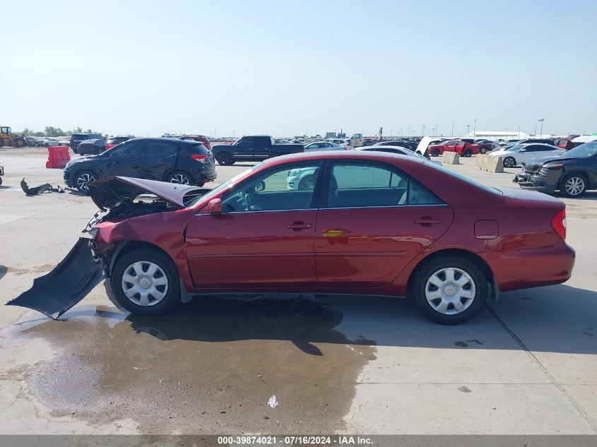2003 Toyota Camry Le/Xle/Se VIN: 4T1BE32K53U246898 Lot: 39874021