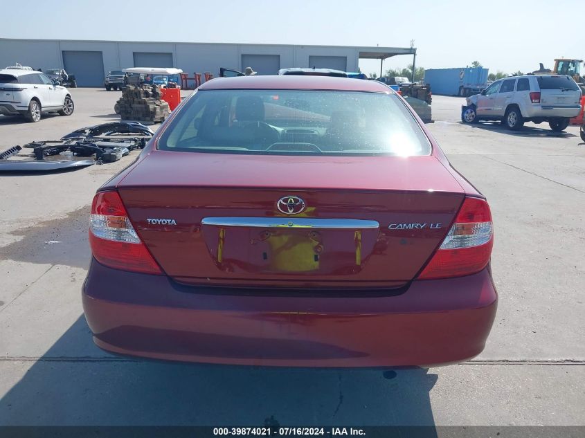 2003 Toyota Camry Le/Xle/Se VIN: 4T1BE32K53U246898 Lot: 39874021