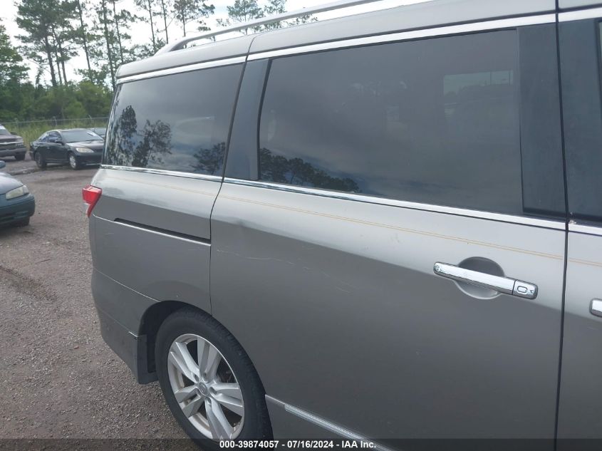 2012 Nissan Quest Sl VIN: JN8AE2KP9C9046829 Lot: 39874057