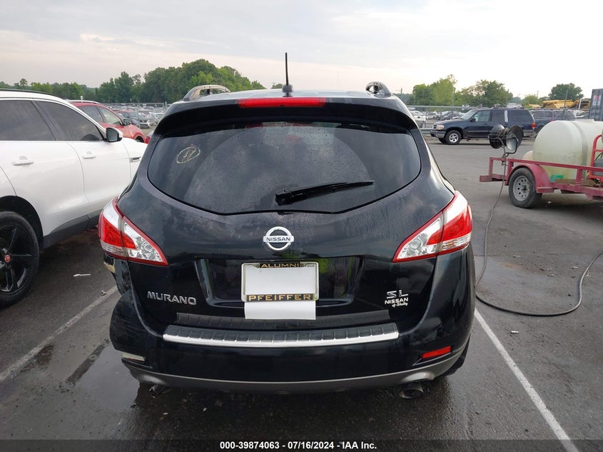 2011 Nissan Murano S/Sl/Le VIN: JN8AZ1MU3BW054443 Lot: 39874063