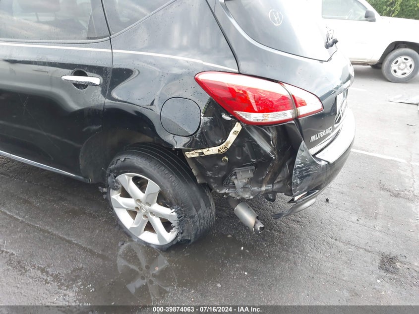 2011 Nissan Murano S/Sl/Le VIN: JN8AZ1MU3BW054443 Lot: 39874063