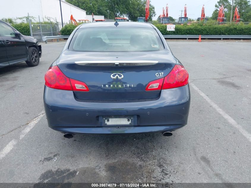 2012 Infiniti G37 Journey VIN: JN1CV6AP8CM624853 Lot: 39874079