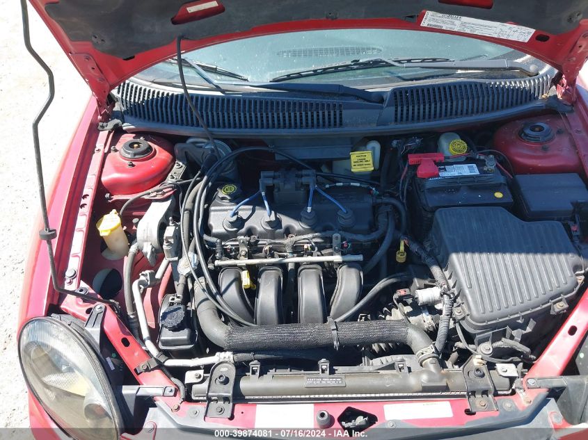 2004 Dodge Neon Sxt VIN: 1B3ES56C74D617135 Lot: 39874081