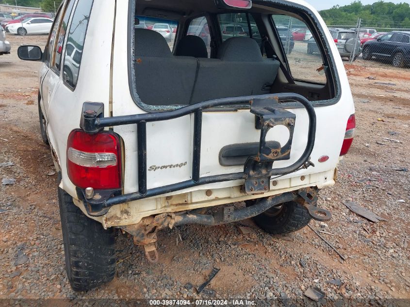 1998 Kia Sportage Ex VIN: KNDJA7234W5552923 Lot: 39874094