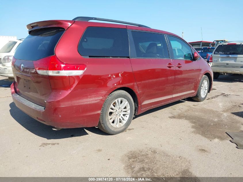 5TDYK3DC3ES423145 2014 Toyota Sienna Xle V6 8 Passenger