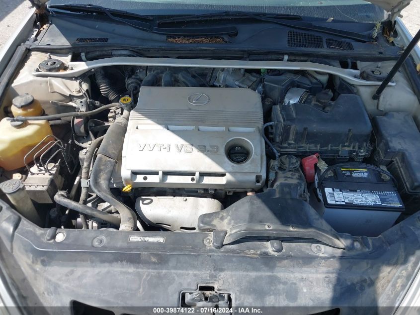 2004 Lexus Es 330 VIN: JTHBA30G240014393 Lot: 39874122