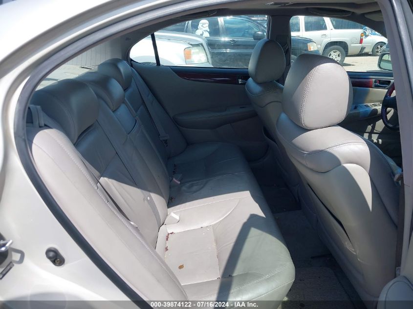 2004 Lexus Es 330 VIN: JTHBA30G240014393 Lot: 39874122