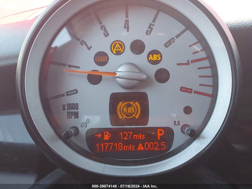 2010 Mini Cooper S VIN: WMWMF7C59ATZ70068 Lot: 39874148