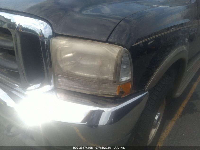 2002 Ford Excursion Limited VIN: 1FMNU43S92ED63865 Lot: 39874168