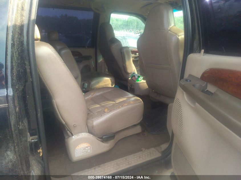 2002 Ford Excursion Limited VIN: 1FMNU43S92ED63865 Lot: 39874168