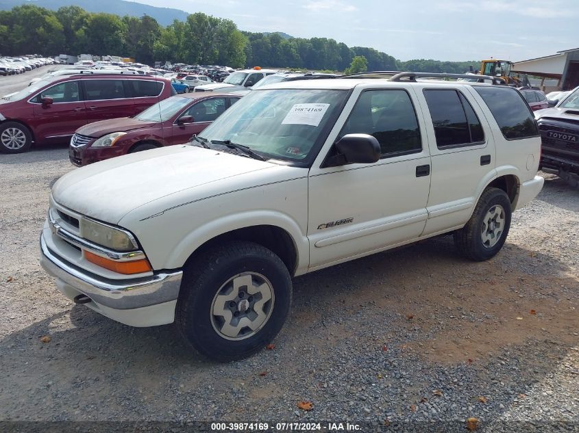 2004 Chevrolet Blazer VIN: 1GNDT13X24K124442 Lot: 39874169