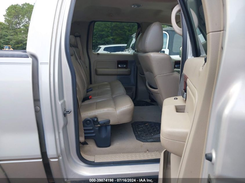 2006 Ford F-150 Lariat/Xlt VIN: 1FTPW12516FA36118 Lot: 39874198