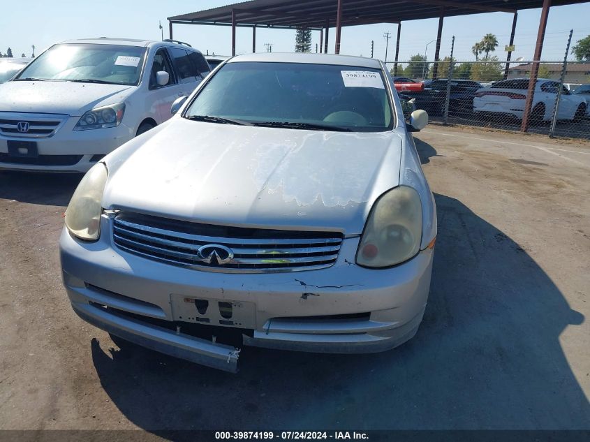 2003 Infiniti G35 VIN: JNKCV51EX3M320931 Lot: 39874199