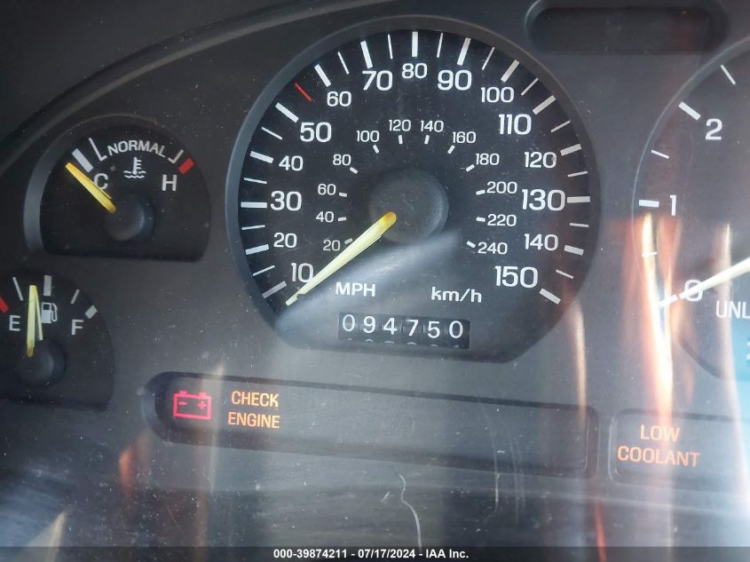 1994 Ford Mustang Gt VIN: 1FALP45T2RF143535 Lot: 39874211