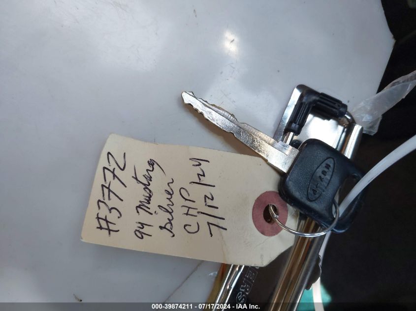 1994 Ford Mustang Gt VIN: 1FALP45T2RF143535 Lot: 39874211