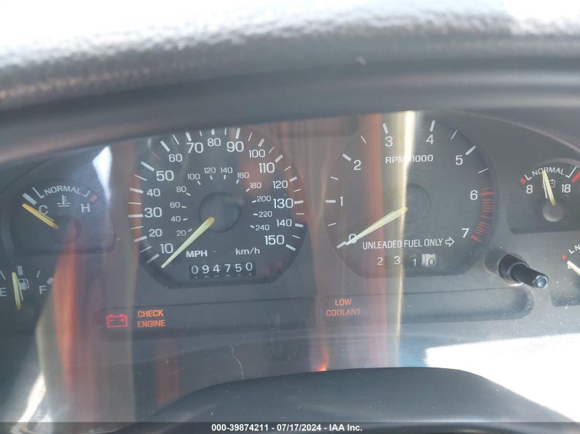 1994 Ford Mustang Gt VIN: 1FALP45T2RF143535 Lot: 39874211