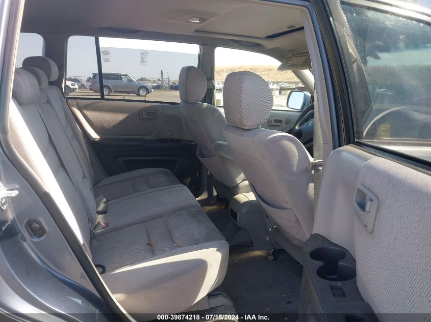 2003 Toyota Highlander Limited VIN: JTEGF21A330108483 Lot: 39874218