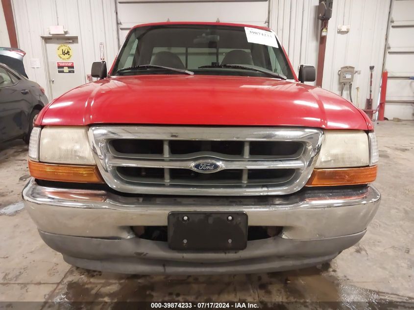 1999 Ford Ranger Xl/Xlt VIN: 1FTYR10V2XUA19372 Lot: 39874233