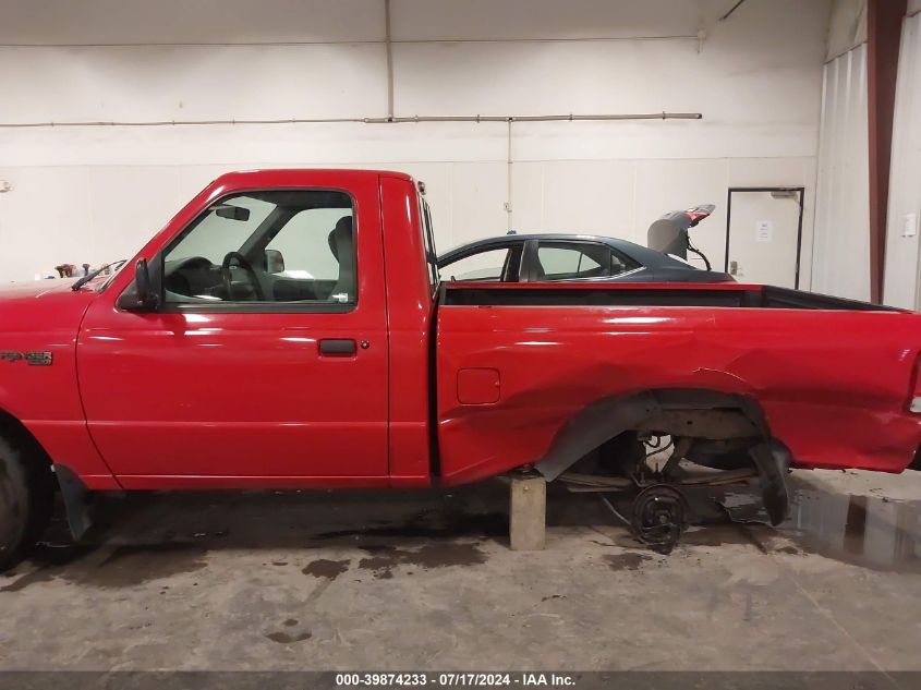 1999 Ford Ranger Xl/Xlt VIN: 1FTYR10V2XUA19372 Lot: 39874233